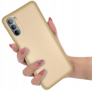 Etui Metaliczne Shine Case ZŁO do MOTOROLA G31 4G