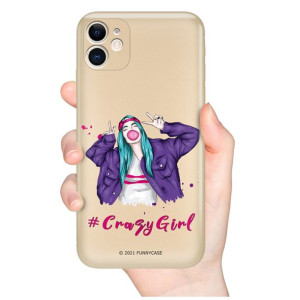 Etui Metaliczne Złoty do IPHONE 11 GIRLS Top Wzory