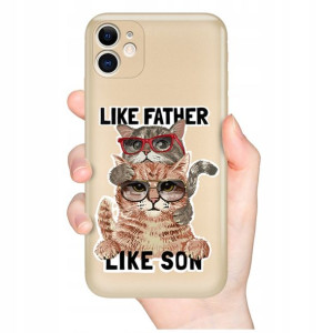 Etui Metaliczne Złoty do IPHONE 11 MISIE Top Wzory