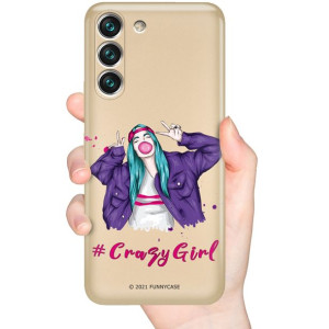Etui Metaliczne Złoty do SAMSUNG S22 GIRLS Wzory