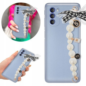 Etui Metallic Blink Niebieski do MOTOROLA G51 5G