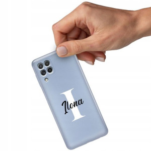 Etui Metallic Blue do SAMSUNG A22 4G Twoje Imię
