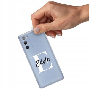 Etui Metallic Blue do SAMSUNG S20 LITE Twoje Imię