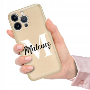 Etui Metallic do IPHONE 13 PRO Twoje Imię Inicjał