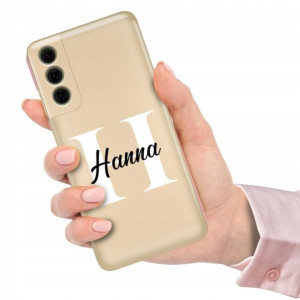 Etui Metallic do SAMSUNG S21 FE Twoje Imię Inicjał