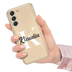 Etui Metallic do SAMSUNG S22 Twoje Imię Inicjał