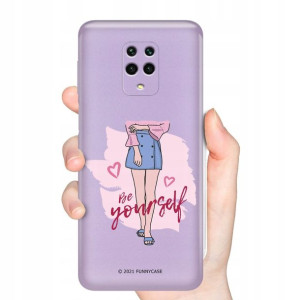 Etui METALLIC FIOLET do XIAOMI REDMI NOTE 9S Wzory