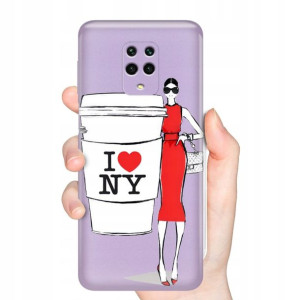Etui METALLIC FIOLET do XIAOMI REDMI NOTE 9S Wzory