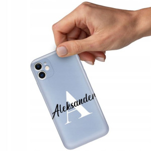 Etui Metallic NIEBIESKI do IPHONE 11 Twoje Imię