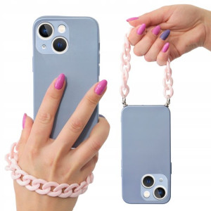 Etui Metallic NIEBIESKI do IPHONE 13 MINI Łańcuch