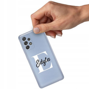 Etui Metallic NIEBIESKI do SAMSUNG A52 Twoje Imię
