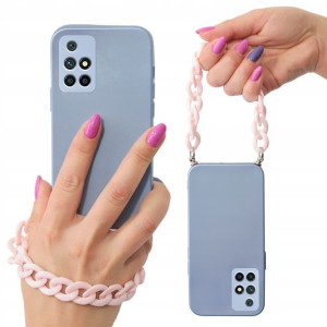 Etui Metallic NIEBIESKI do XIAOMI REDMI 10 Łańcuch