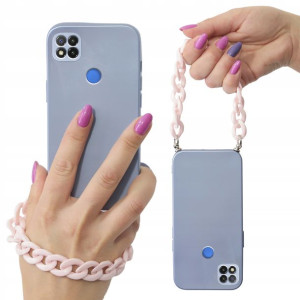 Etui Metallic NIEBIESKI do XIAOMI REDMI 9C Łańcuch