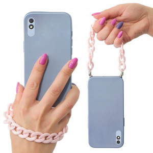 Etui Metallic NIEBIESKI do XIAOMI REDMI 9i Łańcuch