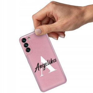 Etui Metallic Róż do SAMSUNG S22 PLUS Twoje Imię