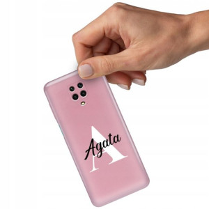 Etui Metallic Róż do XIAOMI REDMI NOTE 9 PRO Imię