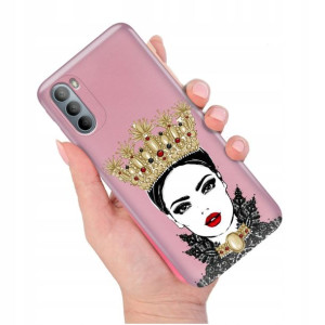 Etui METALLIC RÓŻOWY do MOTOROLA G31 4G Top Wzory