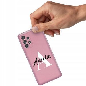 Etui Metallic RÓŻOWY do SAMSUNG A33 5G Twoje Imię