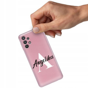 Etui Metallic RÓŻOWY do SAMSUNG M32 5G Twoje Imię