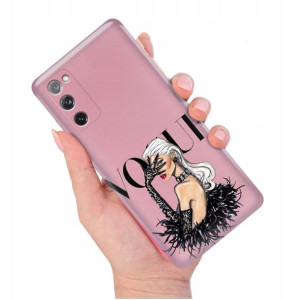 Etui METALLIC RÓŻOWY do SAMSUNG S20 FE Modne Wzory