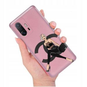 Etui METALLIC RÓŻOWY do XIAOMI 11T PRO 5G Wzory