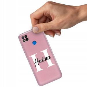 Etui Metallic RÓŻOWY do XIAOMI REDMI 9C Twoje Imię