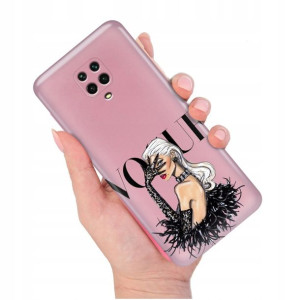 Etui METALLIC RÓŻOWY do XIAOMI REDMI NOTE 9S Wzory