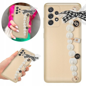 Etui Metallic Shine Blink Złoty do SAMSUNG A33 5G