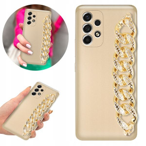 Etui Metallic Shine Blink Złoty do SAMSUNG A53 5G