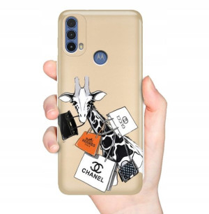 Etui METALLIC ZŁOTY do MOTOROLA E20s Modne Wzory