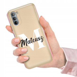 Etui Metallic Złoty do MOTOROLA G31 4G Twoje Imię