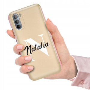 Etui Metallic Złoty do MOTOROLA G41 4G Twoje Imię