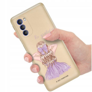 Etui Metallic ZŁOTY do MOTOROLA G51 5G Kobiece Wz