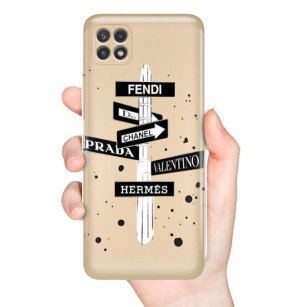 Etui METALLIC ZŁOTY do SAMSUNG A22 5G Modne Wzory