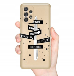 Etui METALLIC ZŁOTY do SAMSUNG A52 4G Modne Wzory