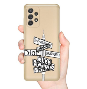 Etui METALLIC ZŁOTY do SAMSUNG A52 Modne Top Wzory
