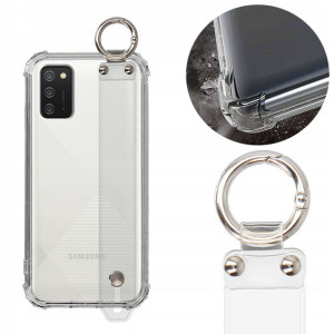 Etui Obudowa ANTISHOCK Z PASKIEM do SAMSUNG A02S
