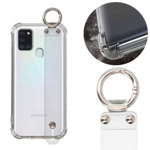 Etui Obudowa ANTISHOCK Z PASKIEM do SAMSUNG A21s
