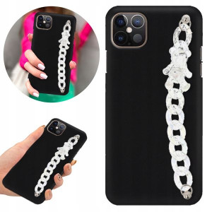 Etui Obudowa BLINK Matowe Czarne do IPHONE 12 PRO
