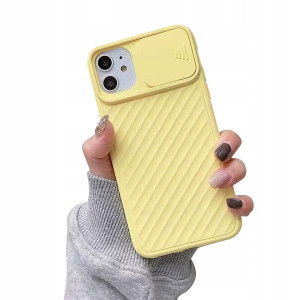 Etui Obudowa CamShield Silky do IPHONE XR ŻÓŁTY