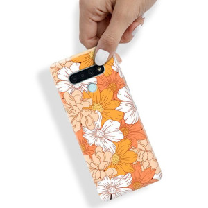 Etui Obudowa do LG K71 Wiosna Kwiatowe Top Wzory