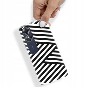 Etui Obudowa do OPPO A17 Wiosna Kwiaty Top Wzory