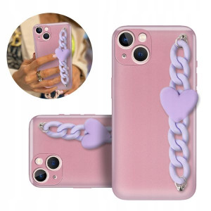Etui Obudowa Metalic BLINK Różowy Top do IPHONE 13
