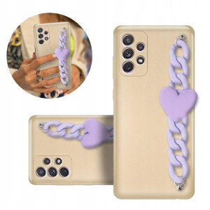 Etui Obudowa Metalic BLINK Złoty do SAMSUNG A72
