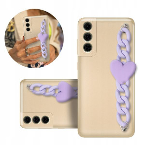 Etui Obudowa Metalic BLINK Złoty do SAMSUNG S21 FE