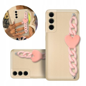 Etui Obudowa Metalic BLINK Złoty do SAMSUNG S21 FE