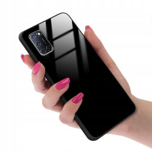 Etui Obudowa Ochronna Top BLACK GLASS do OPPO A52