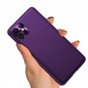 Etui Obudowa Satynowe LENS FIOLETOWY do IPHONE 11