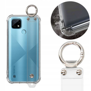 Etui Obudowa Top ANTISHOCK Z PASKIEM do REALME C21