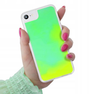 Etui Ochronna Case SAND Fluo ZIELONY do IPHONE 7/8